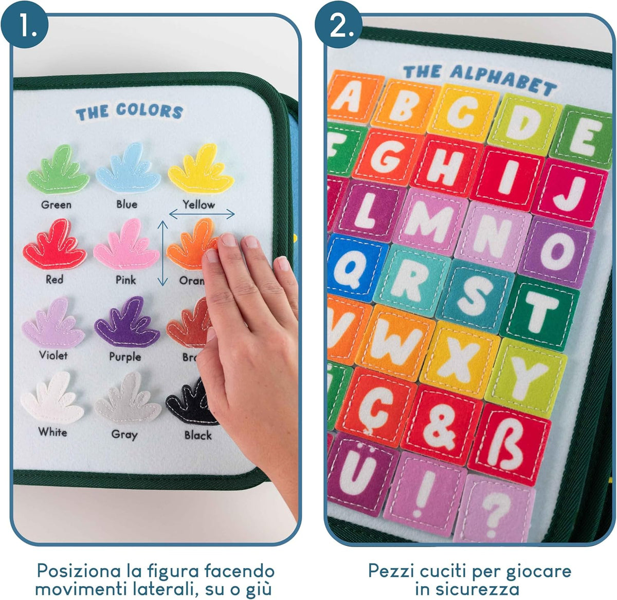 SmartPlay Busy Board Montessori – Libro Sensoriale Educativo