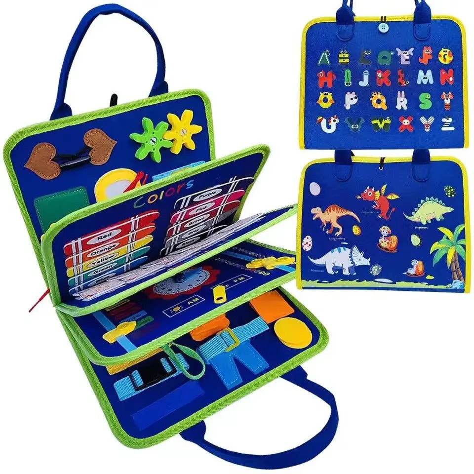 SmartPlay Busy Board Montessori – Libro Sensoriale Educativo